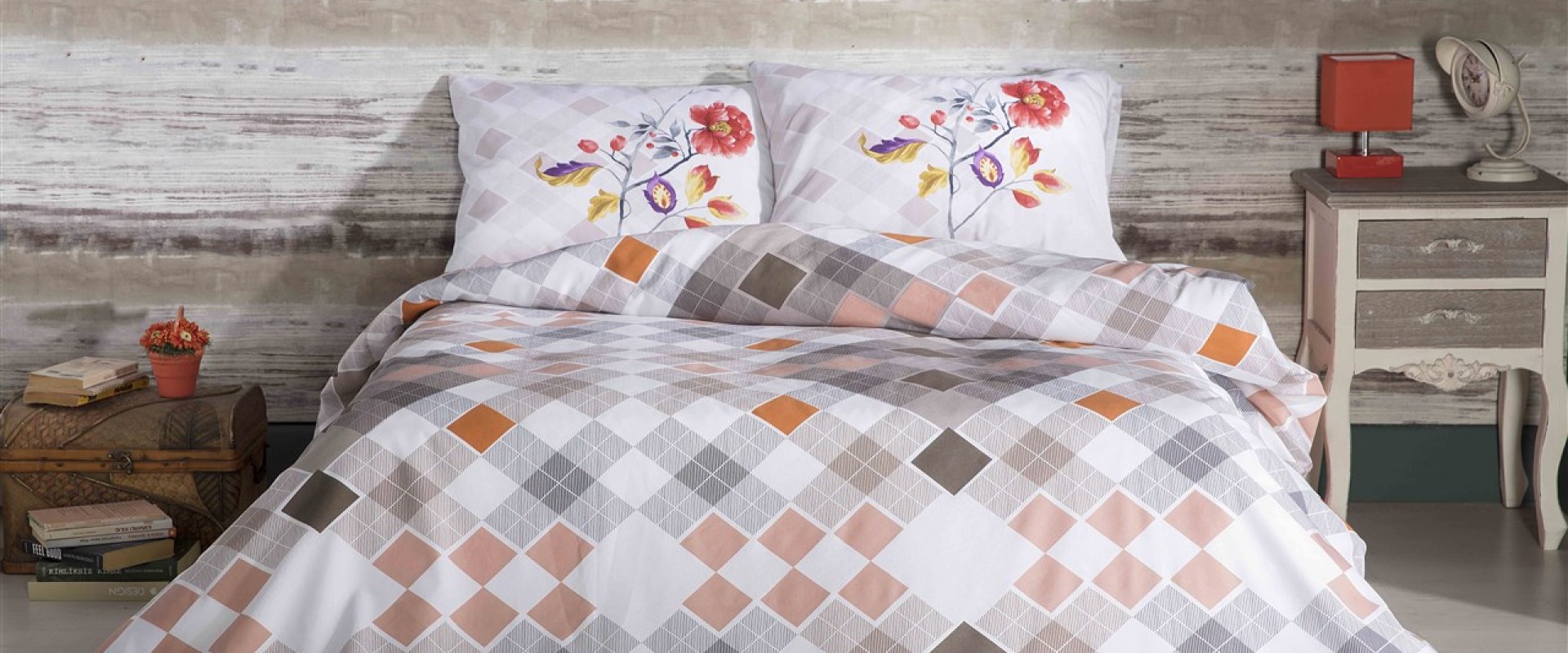 Ivory Nevresim Takimi Evimpark Bellona